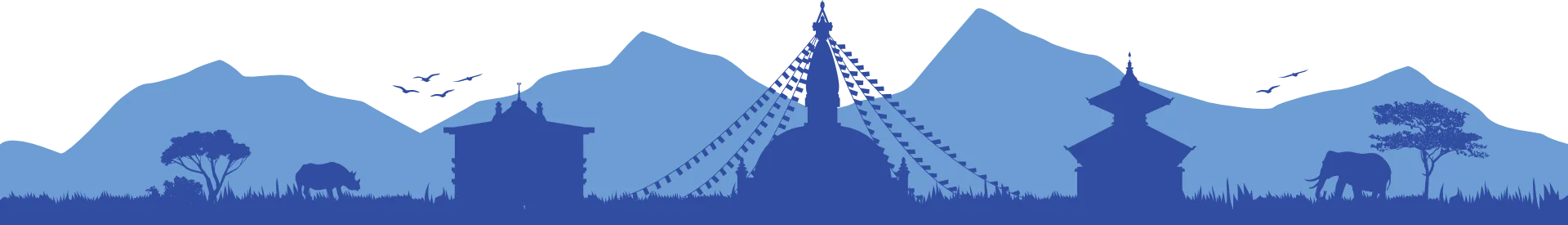 Art representing various natural and cultutal heritages of Nepal